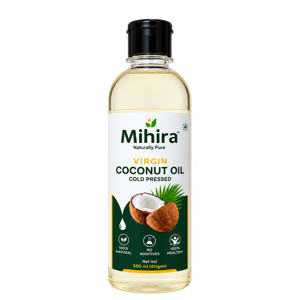 Cold-Pressed Coconut Oil - Combo – 500 ml × 2